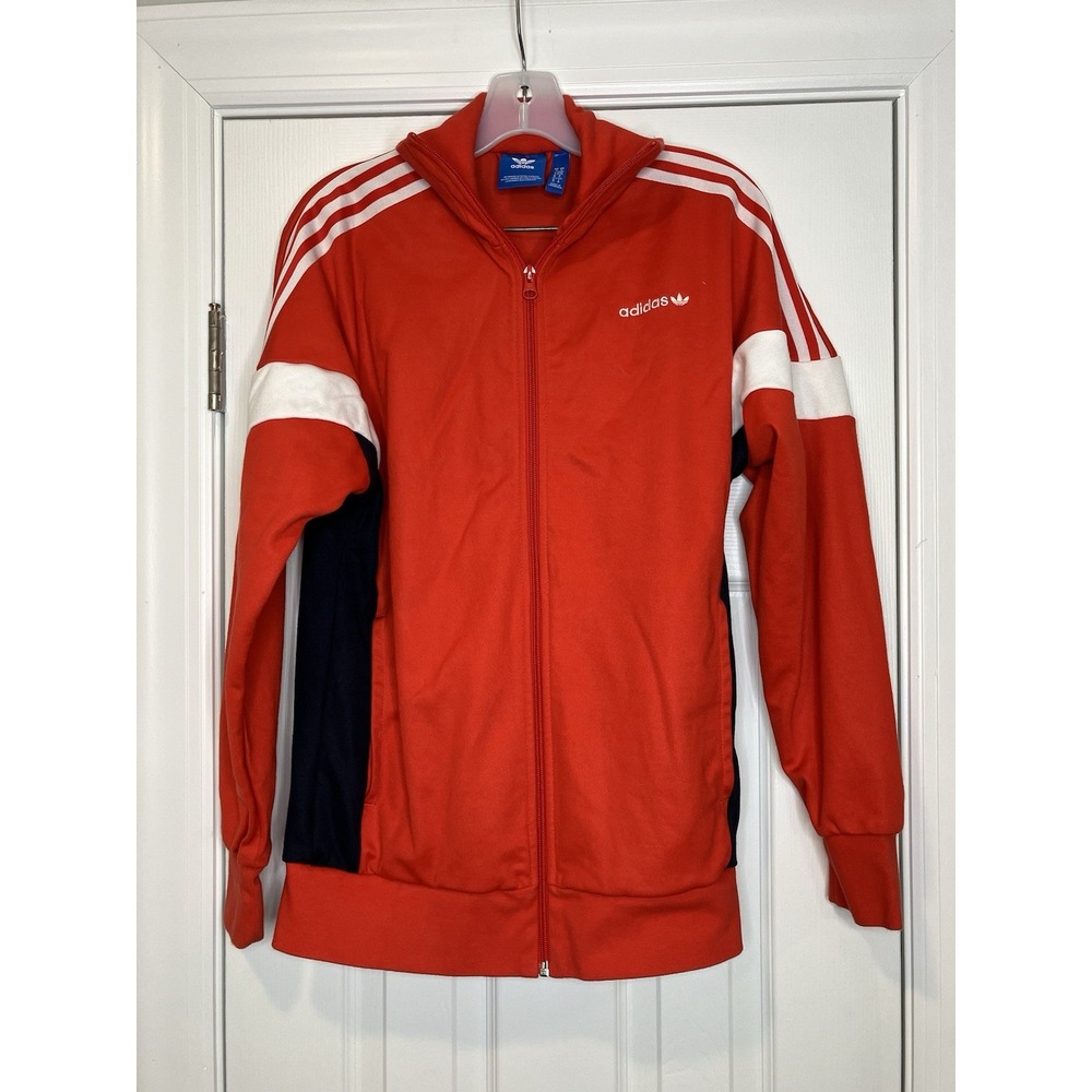Adidas‎ Original Mens Beckenbauer Track Jacket Superstar Red Medium